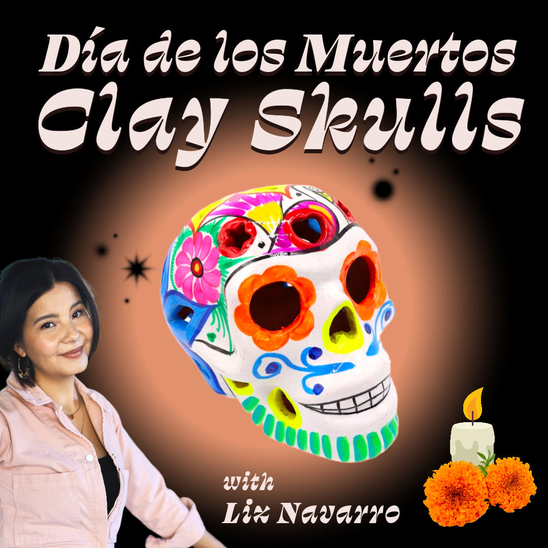 Día De Los Muertos: Clay Skulls