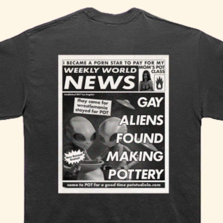 Gay Aliens Tabloid Tee