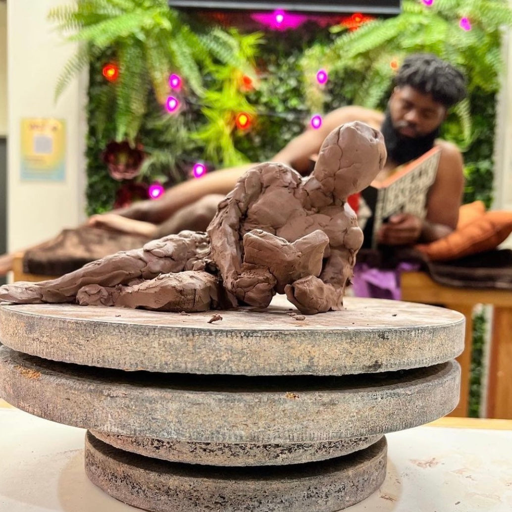 Live Figure Sculpting with Adesina