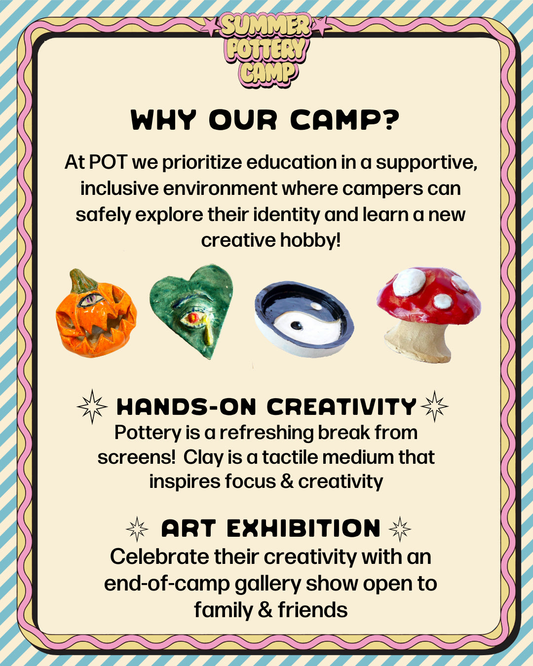 Teens Summer Pottery Camp (Ages 12 - 17)