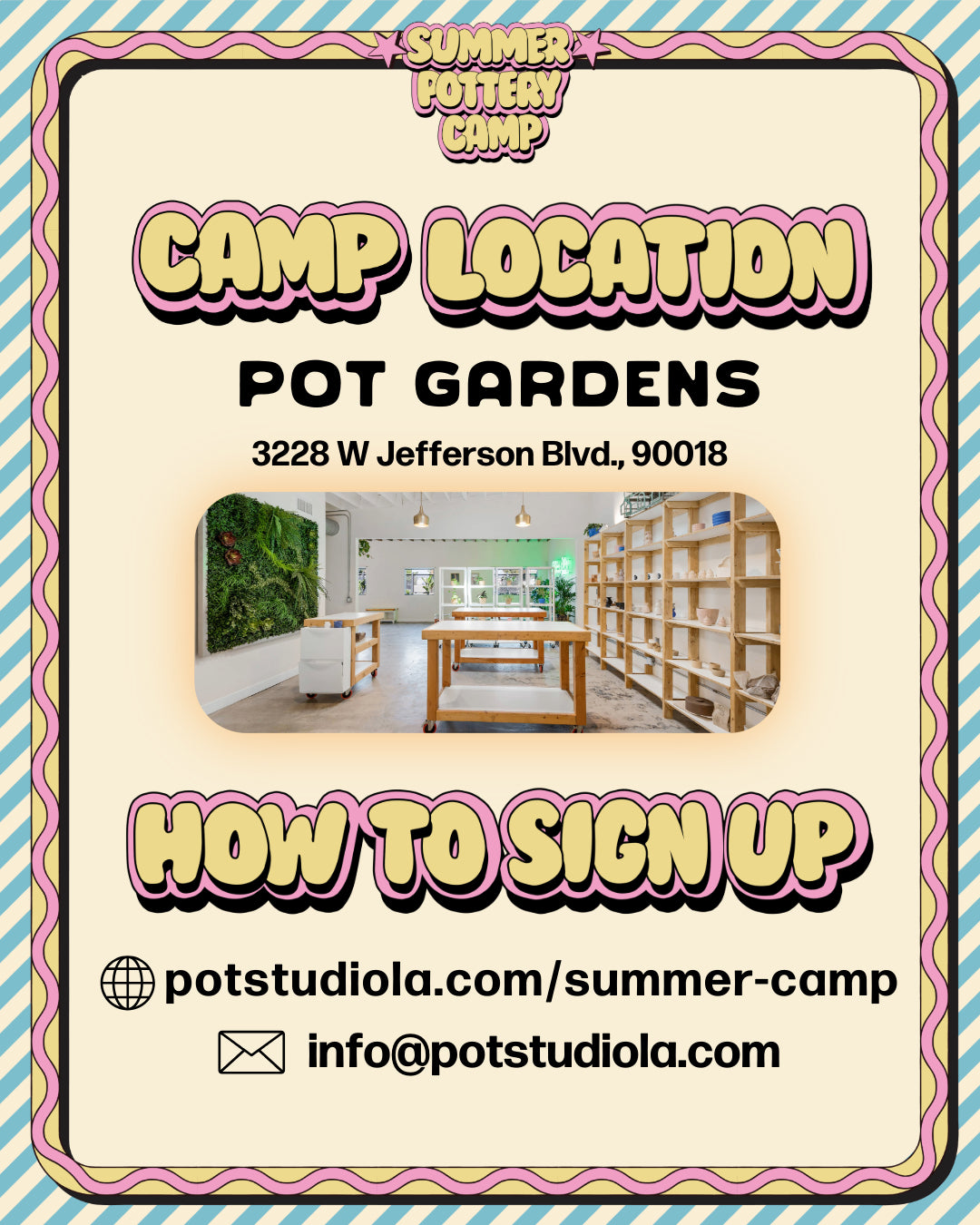 Teens Summer Pottery Camp (Ages 12 - 17)