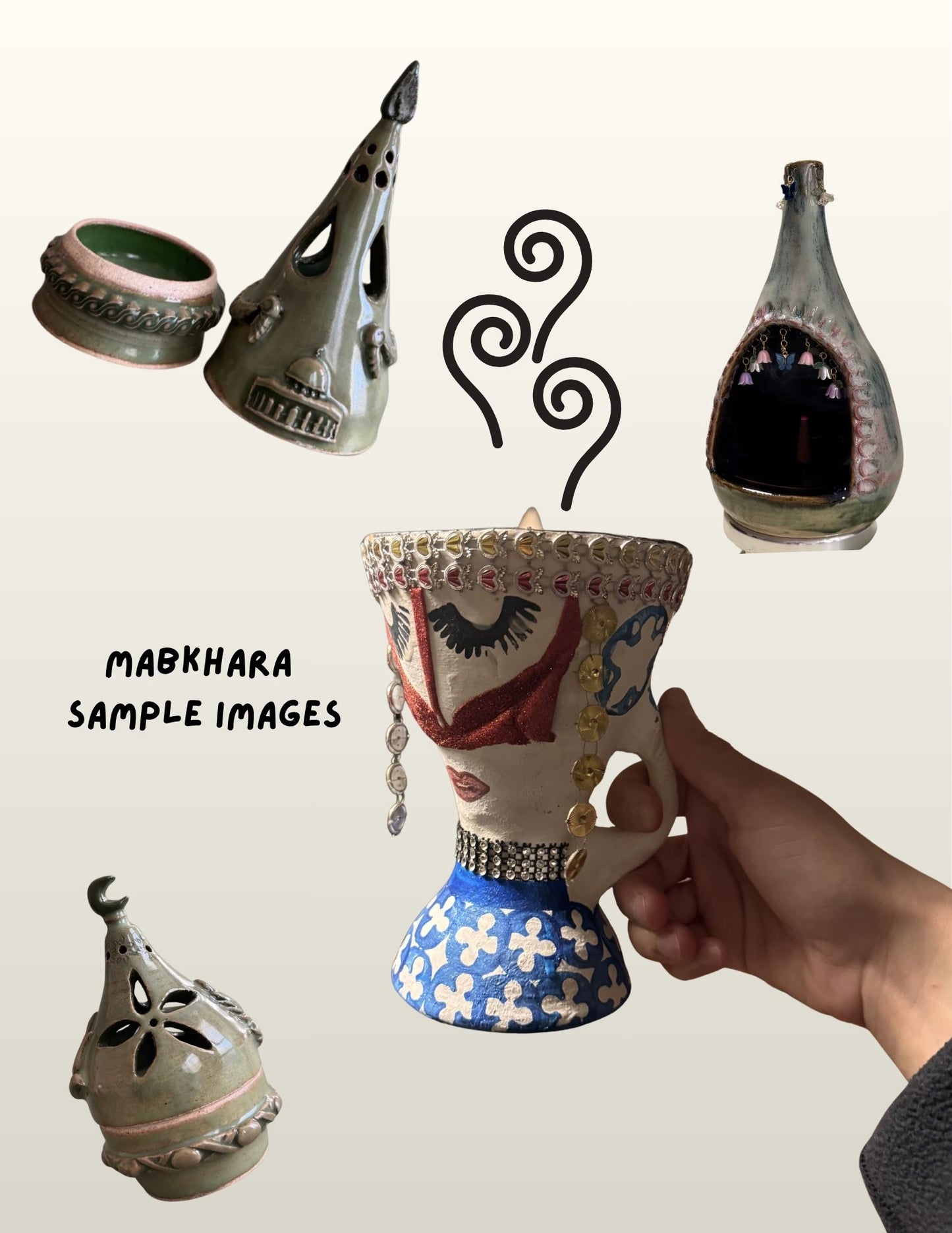 Makhbaras: Throwing incense diffusers