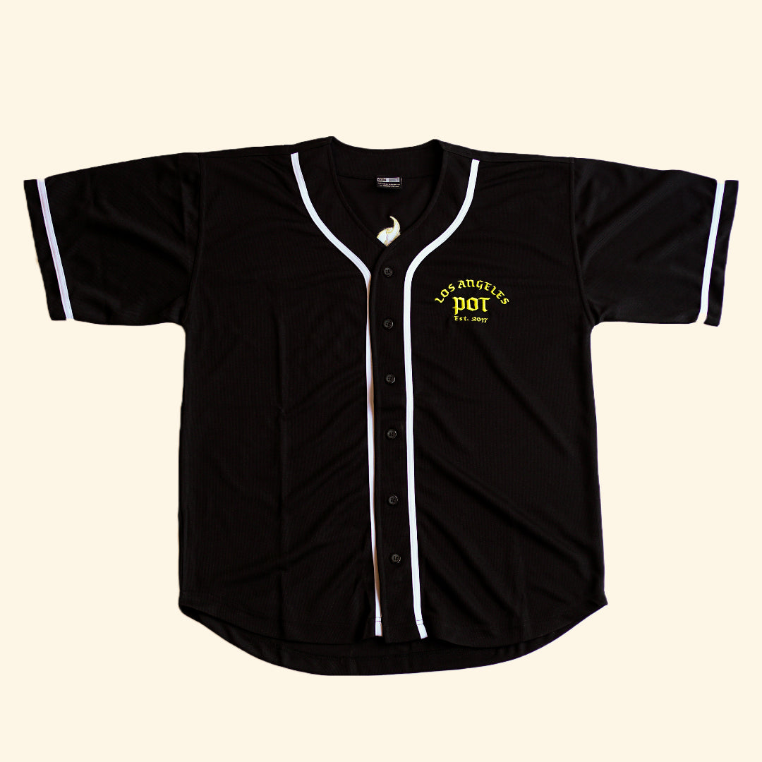 Burning Palm Tree Baseball Jersey