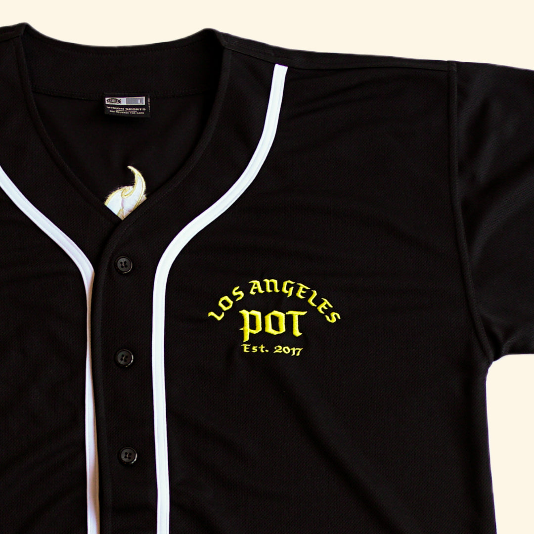 Burning Palm Tree Baseball Jersey