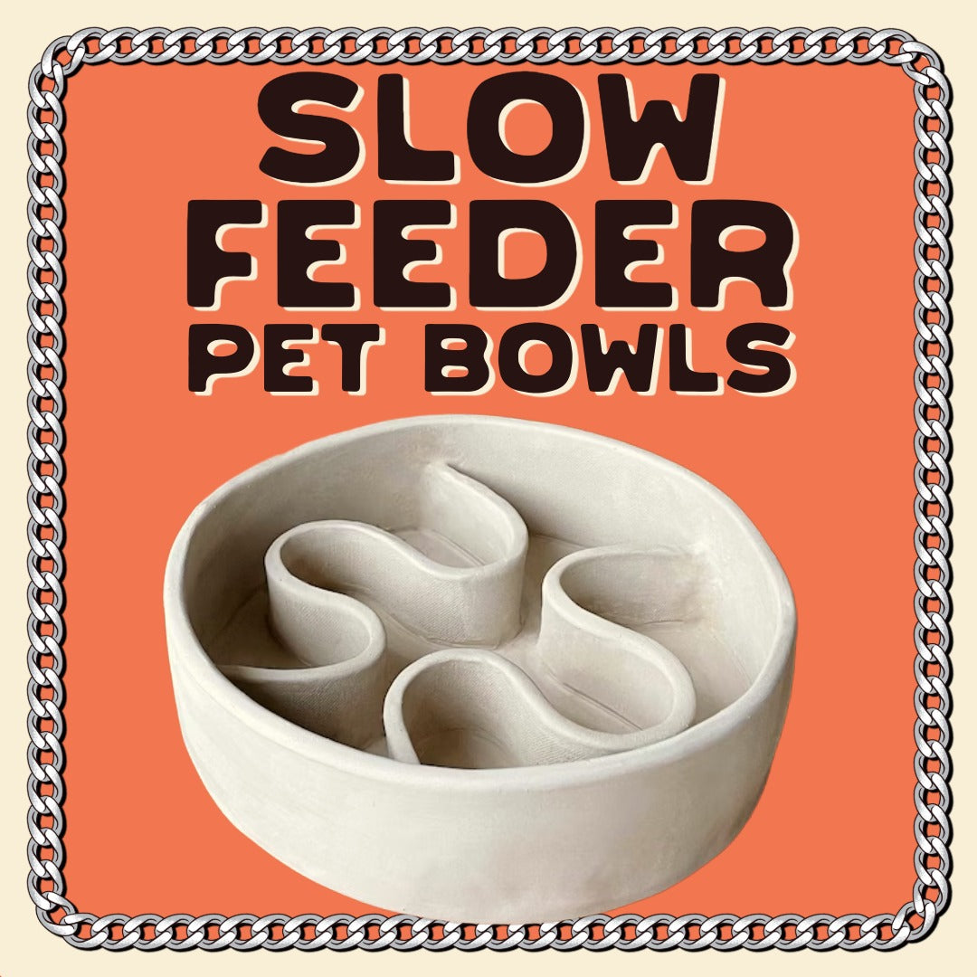 Slow Feeder Pet Bowls