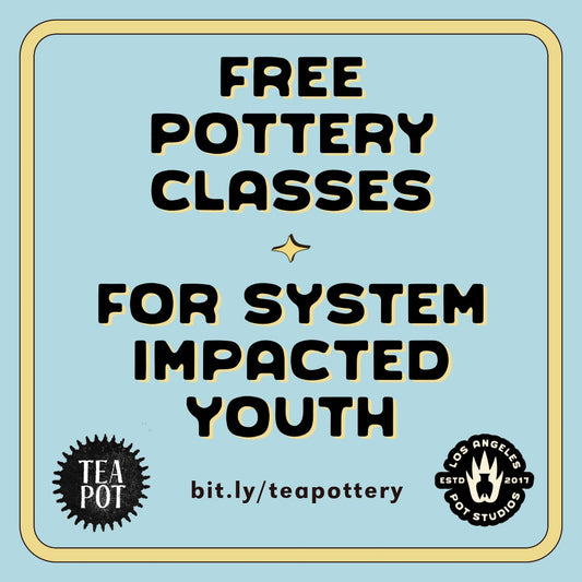 Teapot x POT Free Youth Classes (Ages 15 - 21)