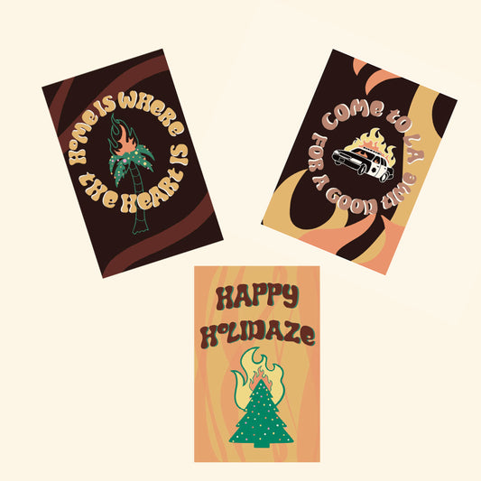Set of 3 Greeting Cards