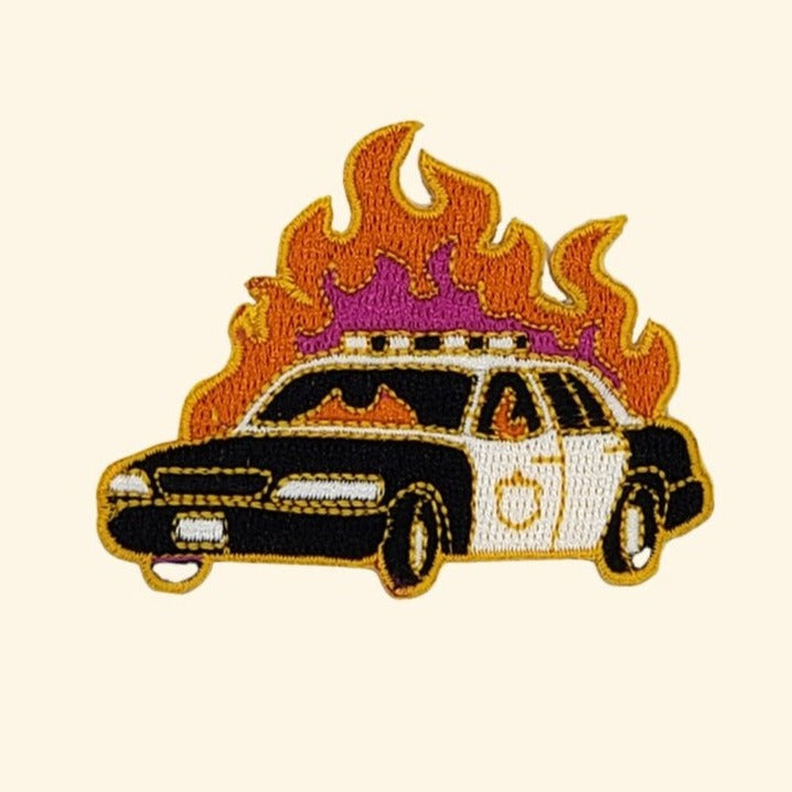 Burning Car Patch